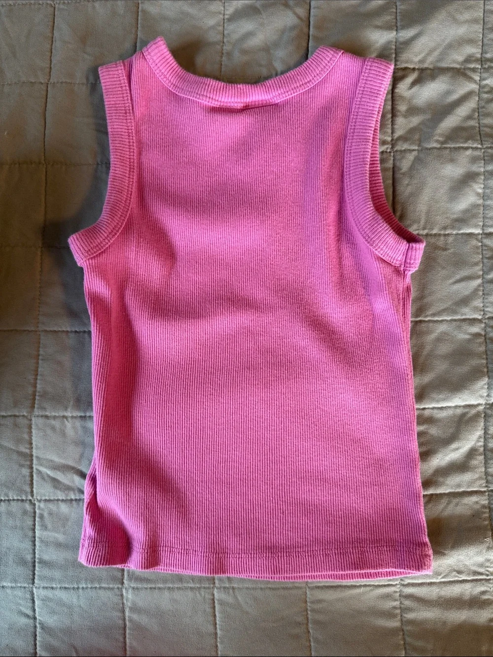 Girls Pink Knit Tank Top - Gap